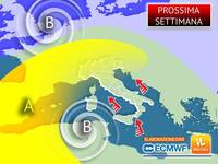 Meteo: Ciclone punterà verso l'Italia la...