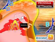 Meteo Prossima Settimana: da Martedì 7 Aprile anomalia termica di +5/6°C rispetto alla media