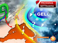 Prossima settimana col botto: ondata di Freddo...