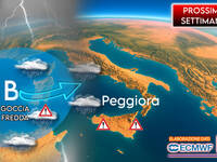 Meteo: Prossima Settimana, Goccia Fredda punta l'Italia, conseguenze da non sottovalutare