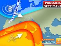 Meteo: Prossima Settimana a due facce, dal dominio anticiclonico a un brusco colpo di scena. La Tendenza