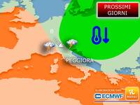 Meteo: Prossimi Giorni sempre più instabili, da Mercoledì 29 improvvisi acquazzoni e rinforzo del Vento