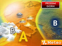 3/03/2026 - Meteo: L'Anticiclone raggiunge i 1032hPa, ma da Venerdì 6 si avvicina un vortice con piogge, le previsioni