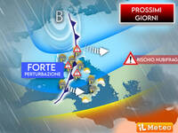 Meteo, Prossimi Giorni: dalle piogge abbondanti...
