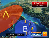 Meteo: Piogge e Temporali colpiranno altre Regioni, prima di una Svolta. Le Previsioni fino a Venerdì