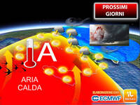 Meteo, Anticiclone già sotto assedio: Temporali...