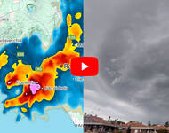 Meteo: Roma, forte Temporale si abbatte sulla...