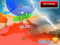 Previsioni meteo: Settimana con caldo intenso e...