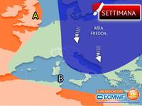 Meteo prossimi giorni: l'anticiclone saluta, tornano pioggia e neve su queste regioni