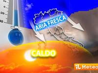 Meteo Temperature: imminente netto calo termico al Centro-Nord, termometri giù di 6/8°C