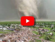 Meteo: USA, enorme Tornado si abbatte nello Iowa (video), la città di Greenfield è rasa al suolo