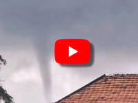 Meteo: Tornado a Frosinone, vortice avvistato in Città, il Video quasi in Diretta