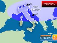 Meteo: Weekend, Goccia Fredda verso l'Italia, Sabato 21 Marzo tornano Pioggia e Neve a bassa quota al Nord