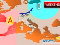 Meteo: Weekend, tra Sabato e Domenica ancora...