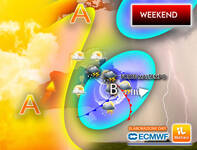 Meteo Weekend: insidiosa ciclogenesi tra Sabato e...