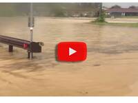 Meteo: Bologna, Alluvione lampo a Valsamoggia, nel video la furia dell'acqua