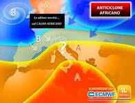 Meteo: l'ANTICICLONE AFRICANO sta per arrivare in Italia, le Temperature sfioreranno anche i 30°C