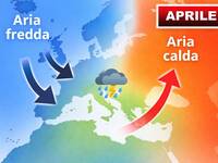 25/03/2026 - Meteo: Aprile ancora capriccioso e fino a 3°C sotto media, poi da metà mese occhio all'Anticiclone Africano