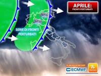 Meteo: da metà Aprile si riattiva la Depressione...