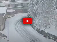Meteo Cronaca Diretta (Video): Cuneo, bufera di neve sulle alture di Mondovì, oltre 35 cm ad Artesina