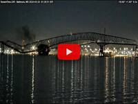 Baltimora: ponte collassa in acqua dopo l'urto con una nave. Il Video del momento del crollo