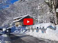 Appennino romagnolo imbiancato: le Balze di Verghereto sommerse dalla neve (Video)