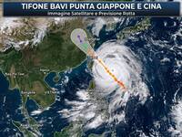 Il Meteo: Super Tifone Bavi punta Giappone e...