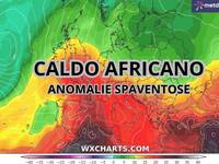 Meteo: anomalie termiche da paura! Più di mezza Europa nel fuoco africano, cosa accadrà