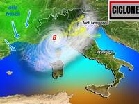 Meteo: arriva il Ciclone Circe, duro colpo...
