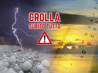 Meteo: Temporali prima del previsto, crolla subito tutto. La Data
