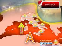 Meteo, anticiclone ingannevole: Domenica stabile,...