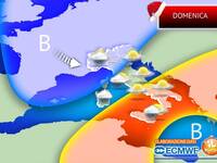 Meteo: Domenica cambia tutto, primi segnali di maltempo su molte regioni