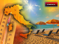 Meteo: Domenica con clima da vacanze, sole e...