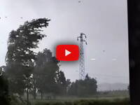 Meteo: Downburst spaventoso nel Trevigiano, case scoperchiate a Onigo di Piave; il Video