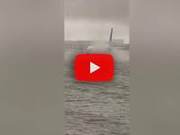 Meteo, Alluvione a Dubai: il folle atterraggio di un aereo sulla pista allagata; il Video