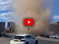 Meteo: Dust Devil a Manchester, un diavolo di sabbia di 30 metri nel cuore della città, il Video