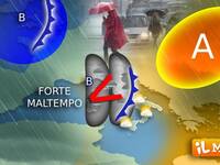Meteo: Ciclone Mediterraneo in atto, rischio V-Shaped. Il meteorologo Gussoni spiega di cosa si tratta