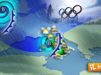 Meteo: Italia a due velocità. Le Olimpiadi si...