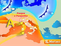 Meteo: consolidamento dell'alta pressione e...