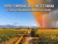 Meteo: dopo i temporali del fine settimana, l'Italia verso una nuova ondata di calore. Parla Mattia Gussoni