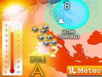 Meteo: Domenica con piogge e temporali, poi torna l'Anticiclone Africano; l'analisi di Mattia Gussoni