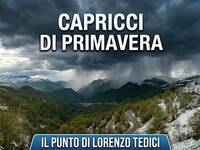 Meteo: capricci di Primavera con 6-8°C sotto...