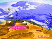 Meteo: Italia tra vento e nuvole, l'alta...