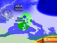 Meteo: doppia Perturbazione con imbiancate a...