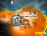 Meteo, il ciclone Normanno alla conquista dell'Italia, in arrivo piogge da nord a sud