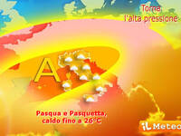 Meteo, Sole e massime fino a 26°C, per le...