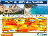 Meteo: Estate 2026, fino a 2°C sopra media già...