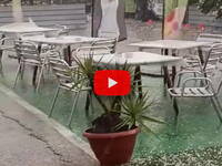 Meteo: Grandinata forte ad Avola (SR), tutto...