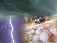 Meteo: Grandine XXL, fulmini e supercelle da...