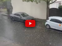 Meteo: Parigi, una tempesta di grandine si abbatte sulla città, il Video